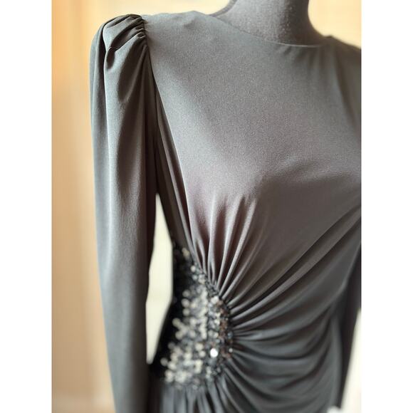 LILLIE RUBIN for Rimini Vintage 1970s Union Made Xmas NYE Holiday Cocktail Dress - Picture 6 of 8